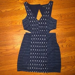 Size 8 Blue Cutout Dress